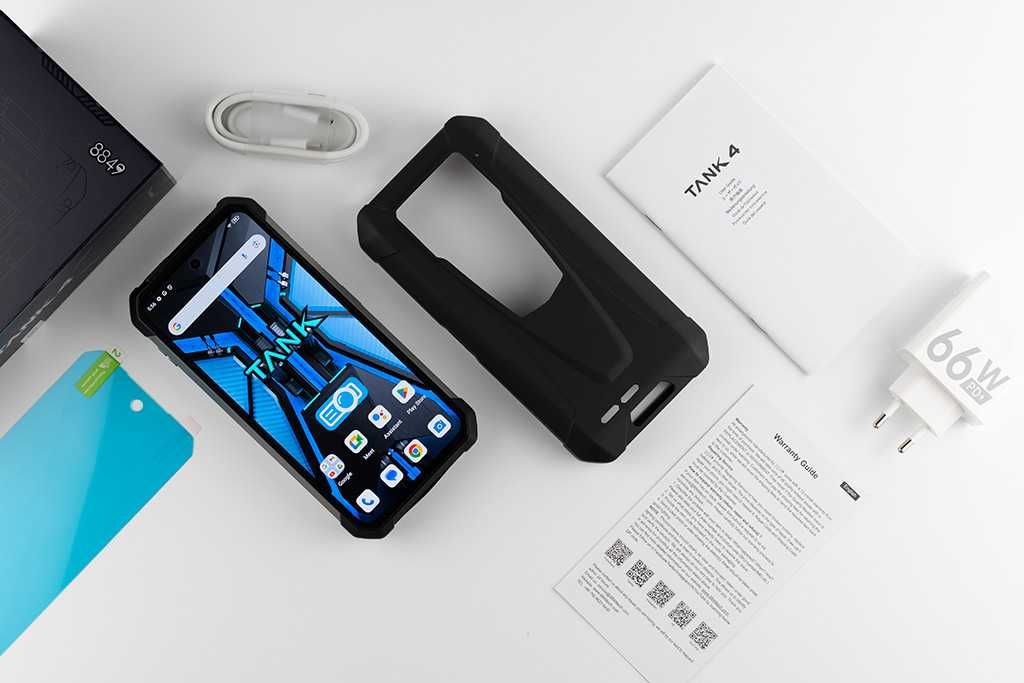 Unihertz 8849 TANK 4 - 12GB/512GB, AMOLED, 11600mAh, лазерен проектор