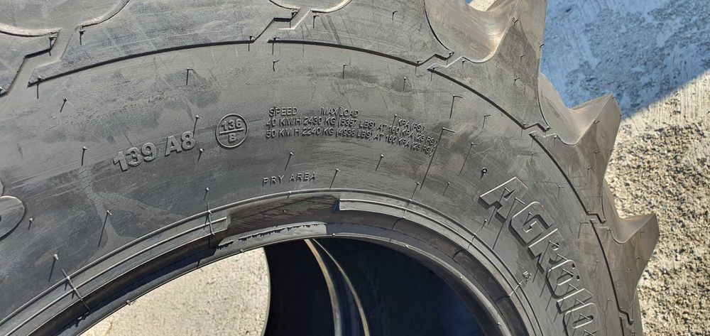 ozka 420/85R28 radiale, cauciucuri ramforsate de utilaje grele QZXN