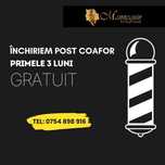 Închiriem post de coafor - 3 luni GRATUIT