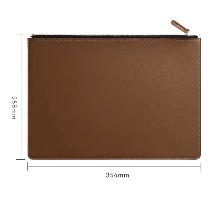 Кожена папка / бизнес папка за документи А4 / чантичка