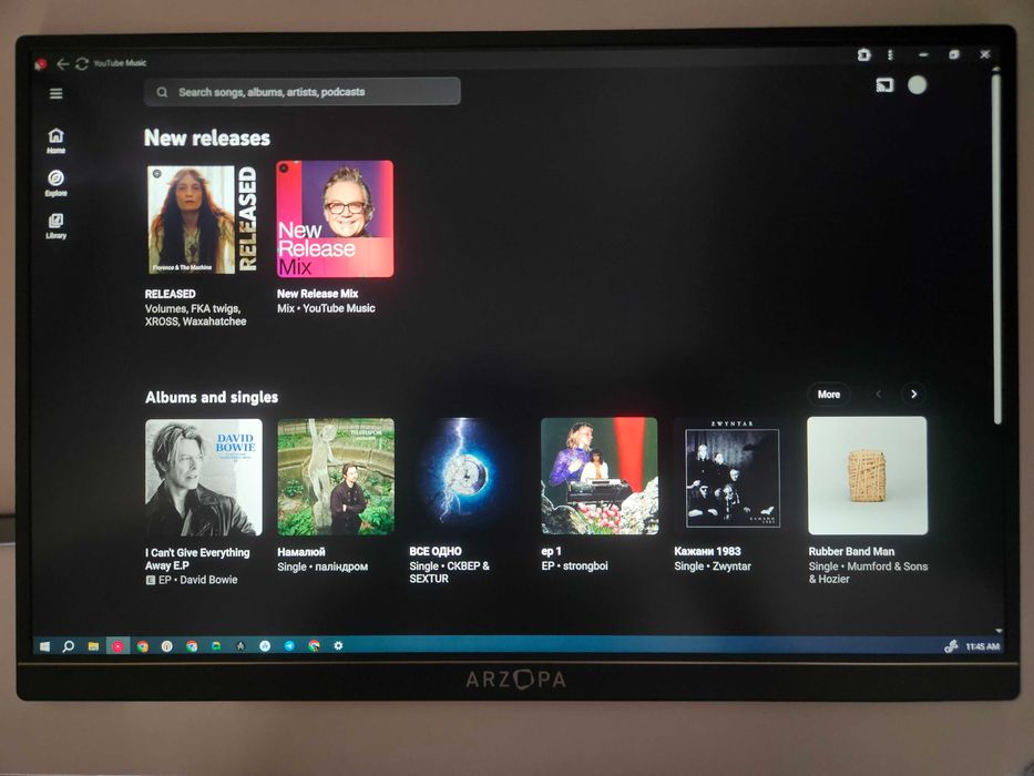 Monitor portabil Arzopa Z1RC 2.5K | QHD 500 nits — defect optic