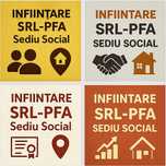 Înfiintare SRL-PFA,Sediu Social,Arad-Timis-Lugoj‼️