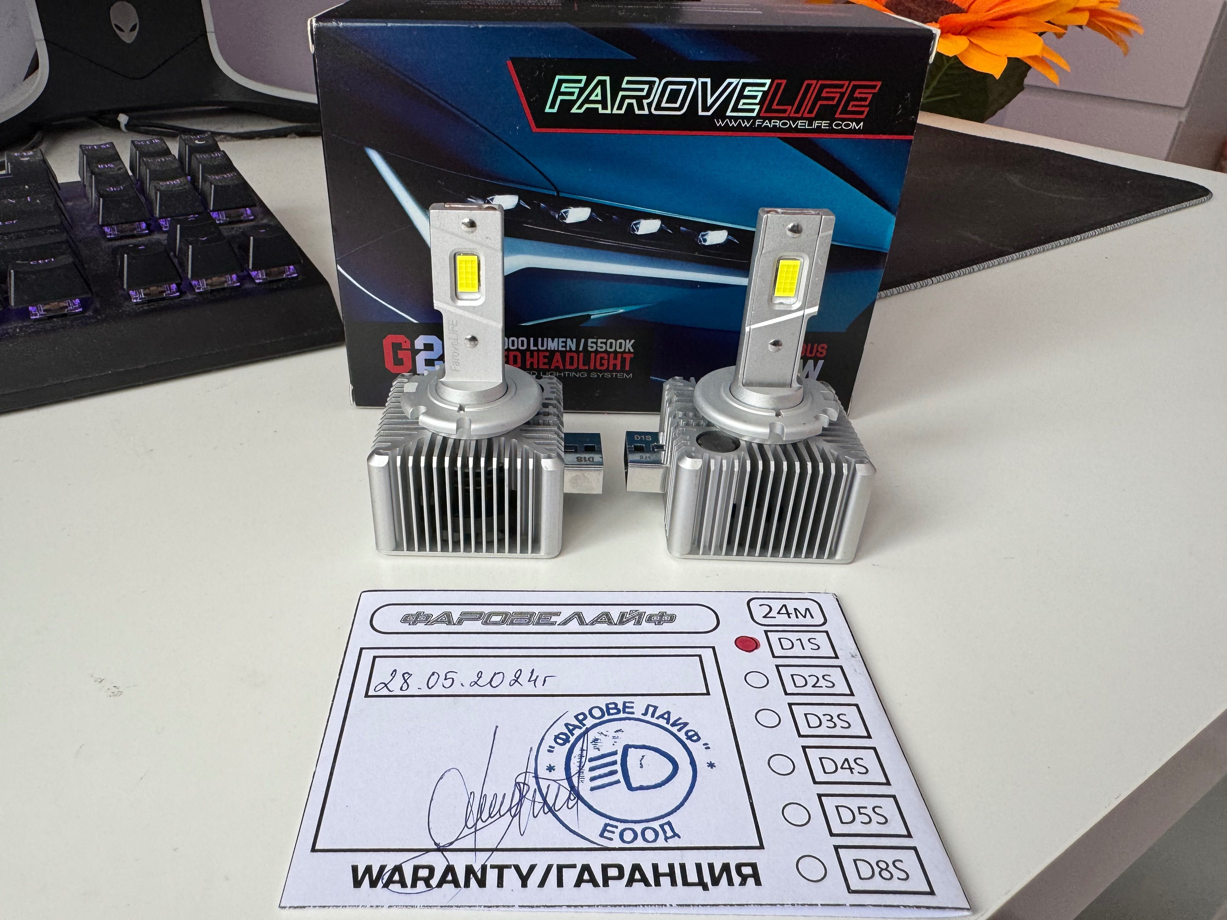 LED система D1S, G28 FaroveLife