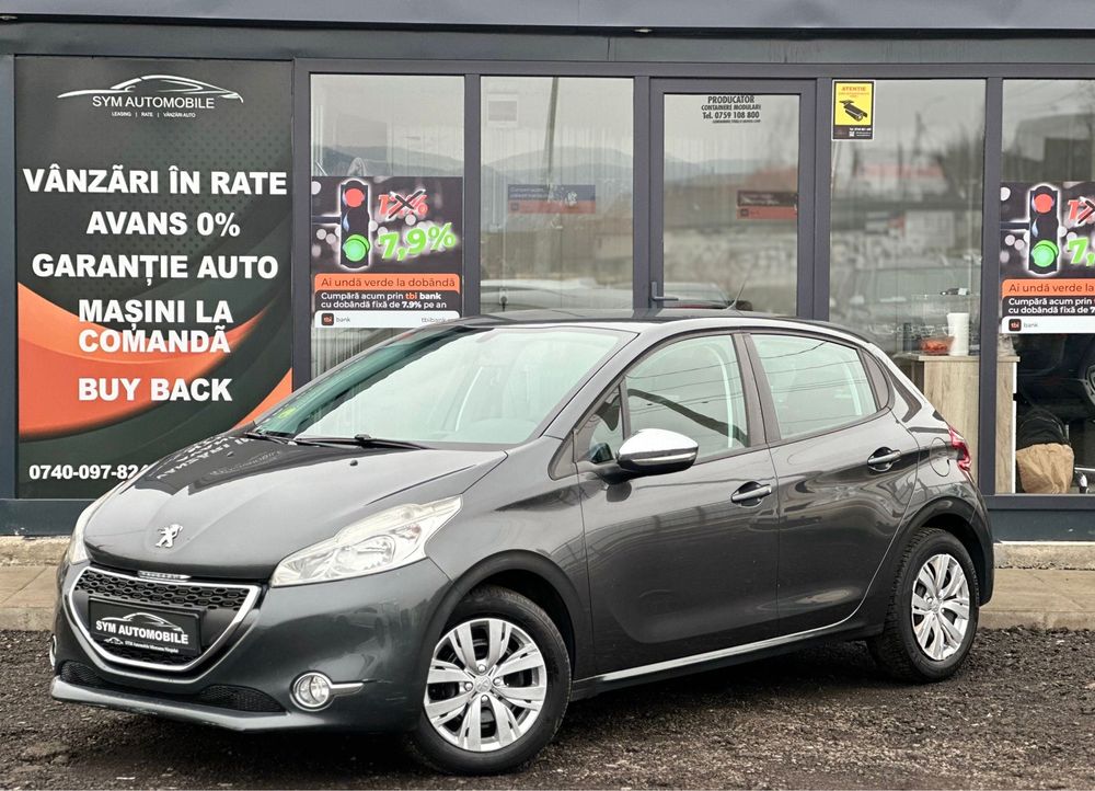 Peugeot 208 1.4 HDI / 2014/ vanzare in rate fixe fara avans