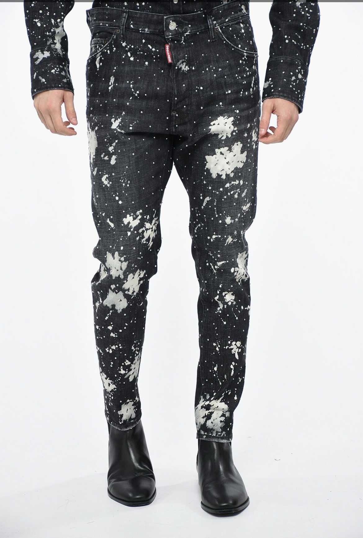 Dsquared2 blugi Relax Long Croch 52-54 italy sau L-XL, retail 985 euro