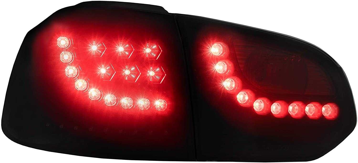 Stopuri LED-uri cu semnalizari dinamice - VW Golf 6 - Negru