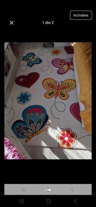 Covor camera fetițe