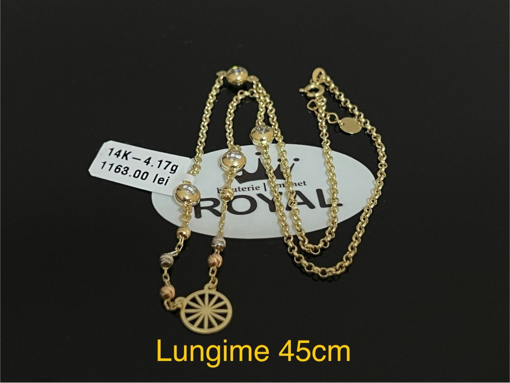 Bijuteria Royal CB : Lant dama aur 14k 4,17gr lungime 45cm