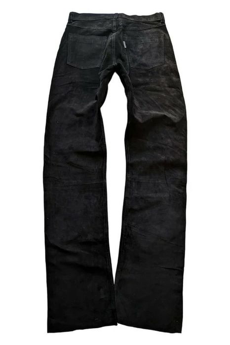 Pantaloni piele vintage