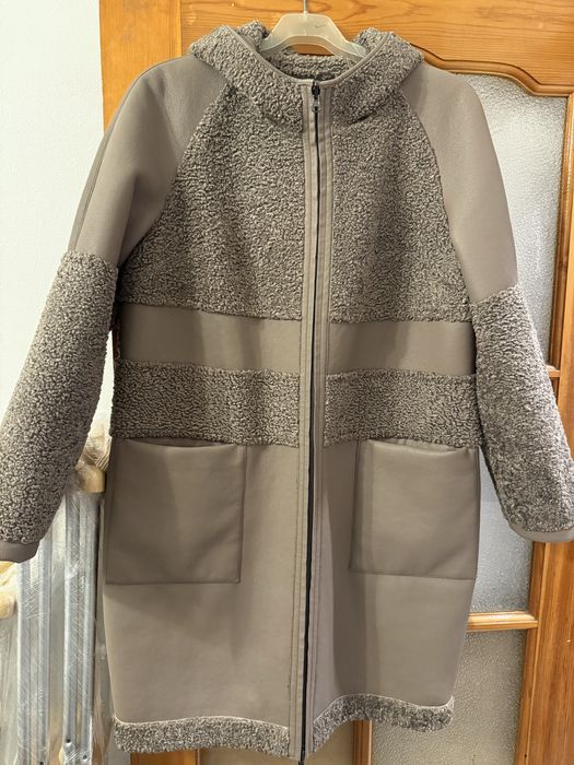 Шикарная двусторонняя куртка-дубленка
