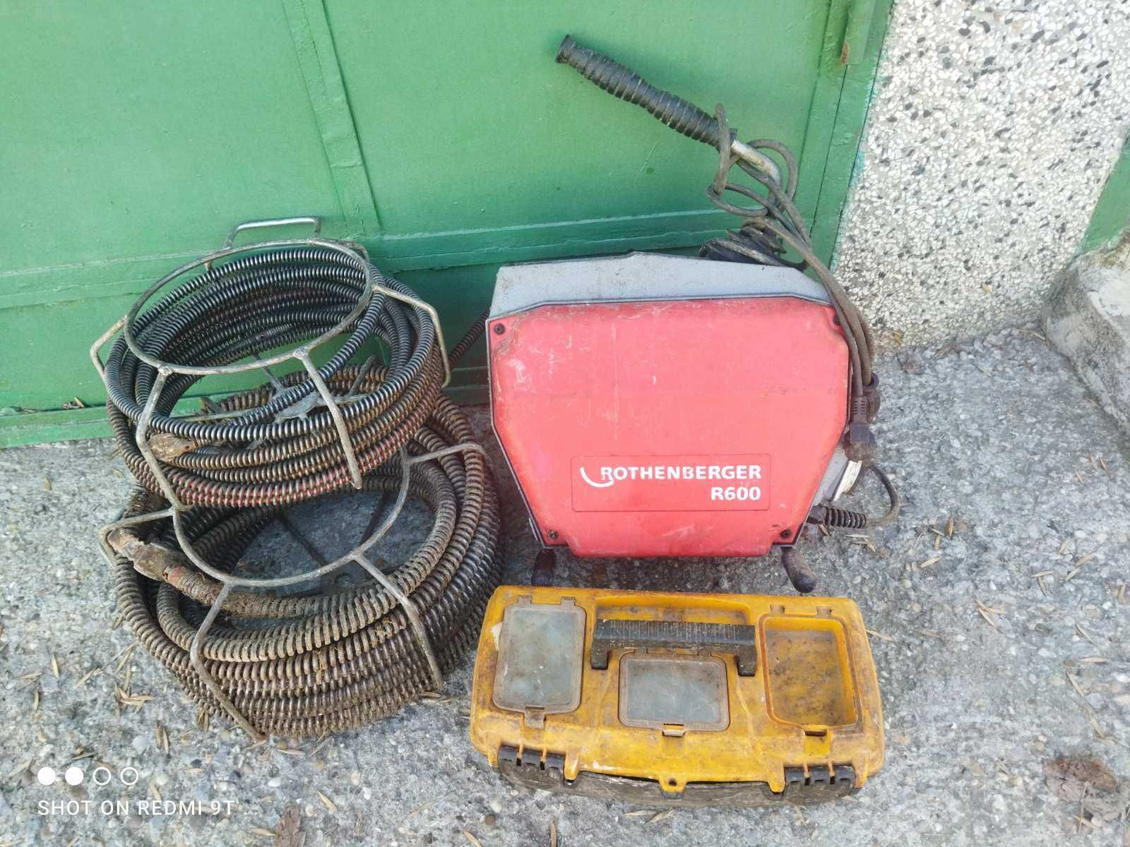 Машина за отпушване на канали rothenberger r600