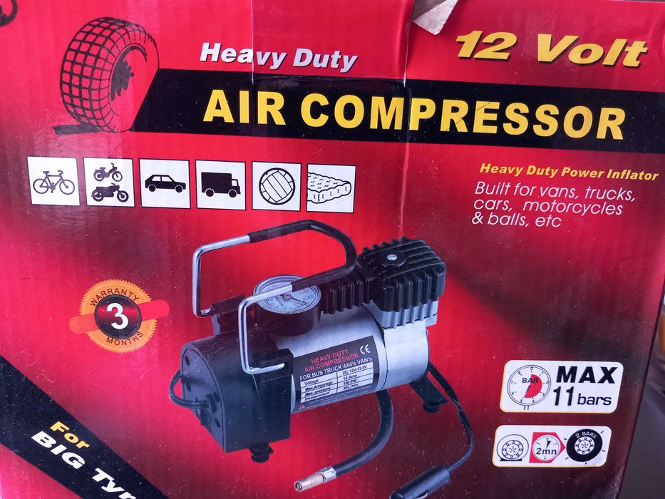 Compresor auto si uz casnic. La bricheta. Nou!