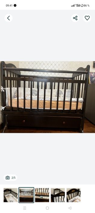 Отдам кроватку в хорошем состоянии.