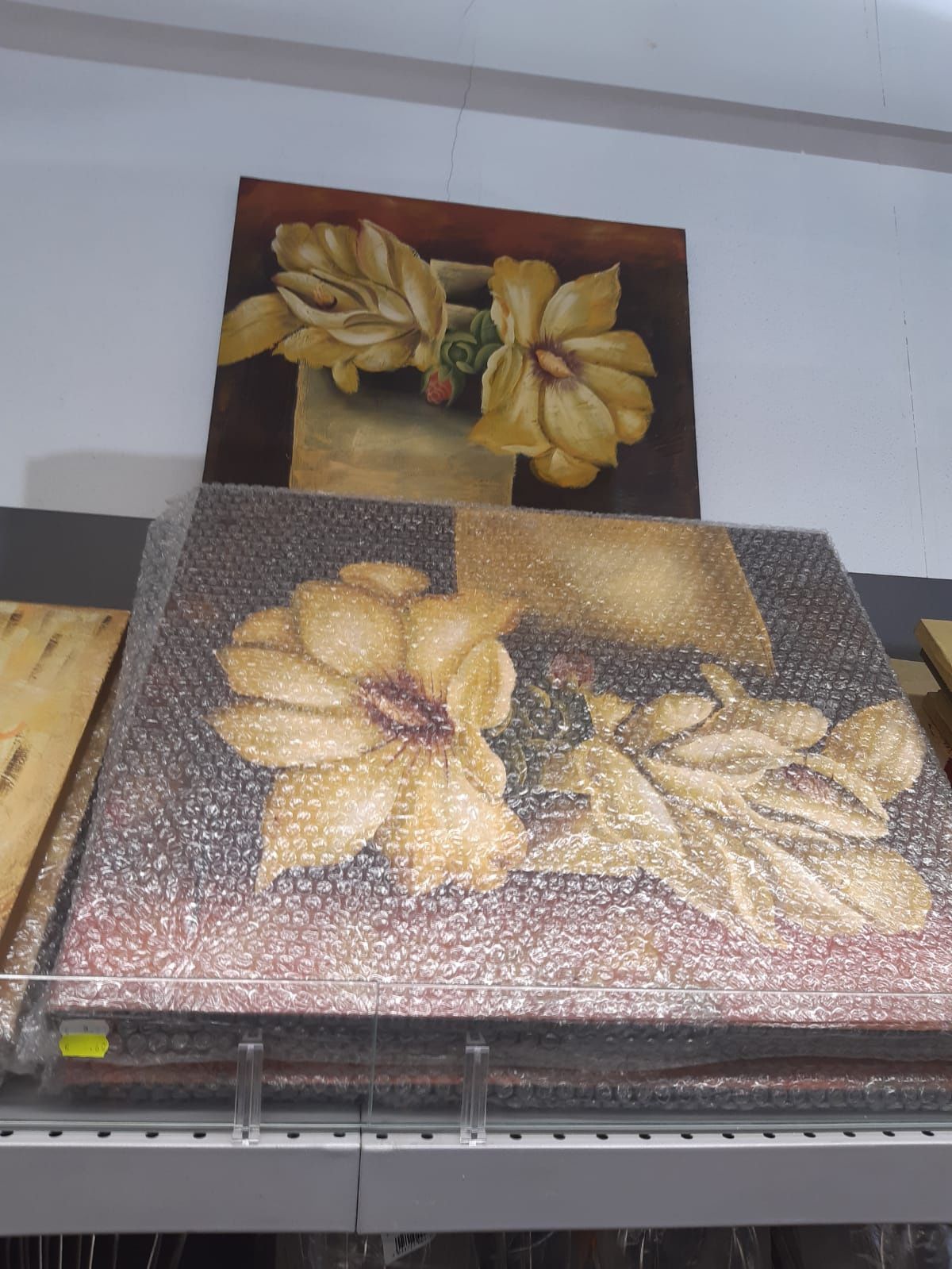 Tablouri pictate în ulei pe motiv floral