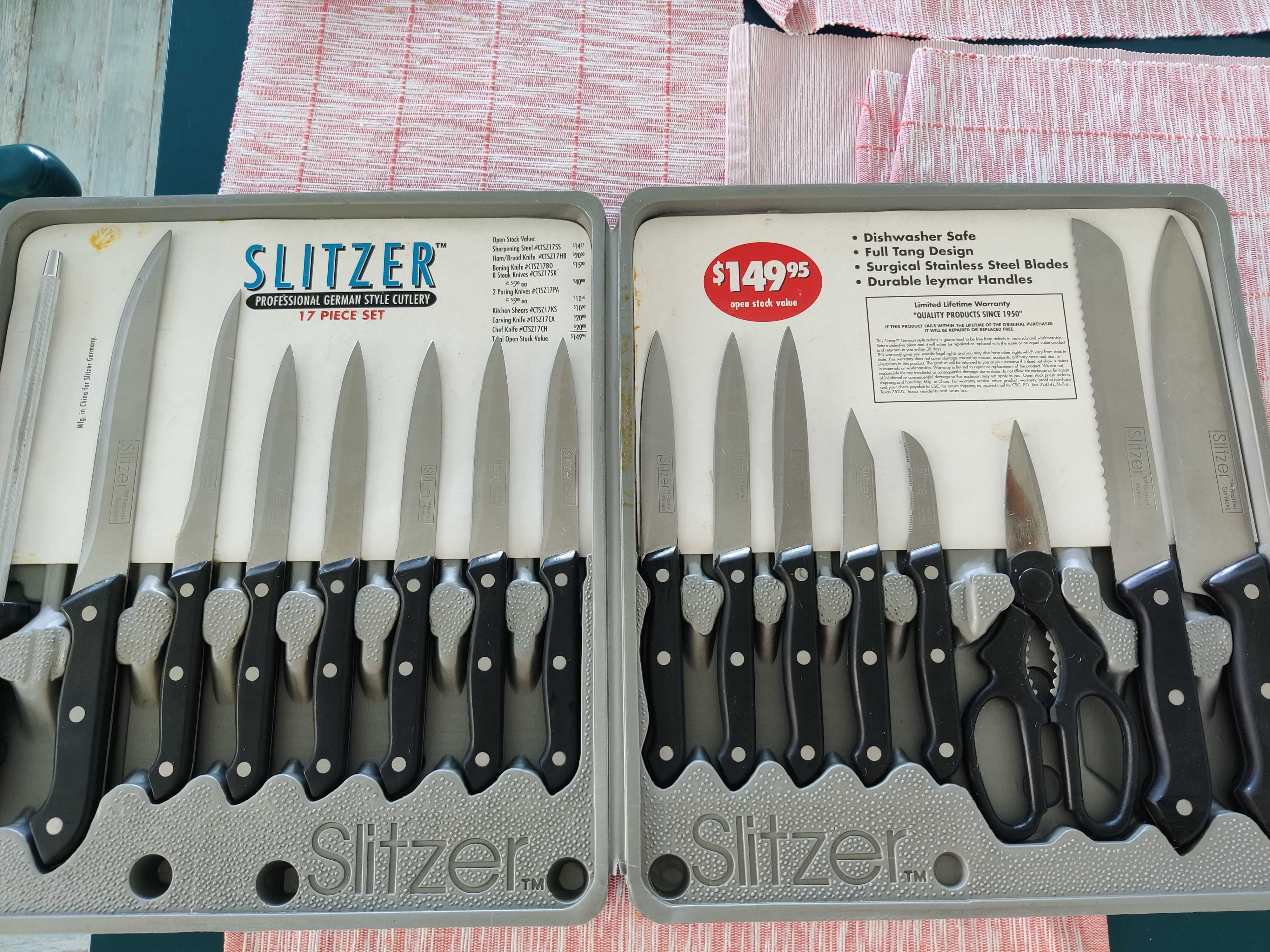 Комплект от 17 ножа Slitzer