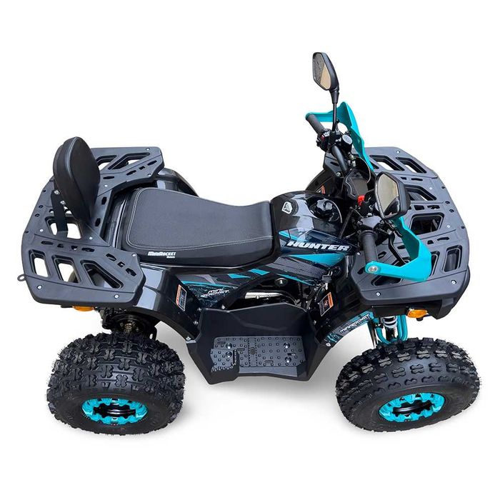 Atv 125cc Mini Rocket Hunter II 8" semi-automat 4T benzina albastru