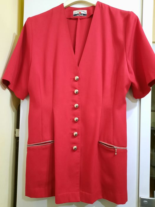 Bluze elegante negru/rosu din voal,satin,broderie,paiete,lame,perlute