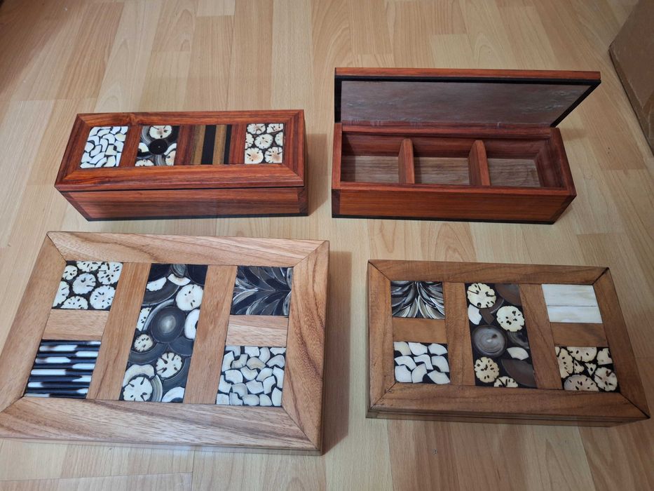 Cutii lemn bijuterii Unicate