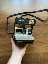 Polaroid 600 Sun600 LMS Built-in Flash Instant Film Camera