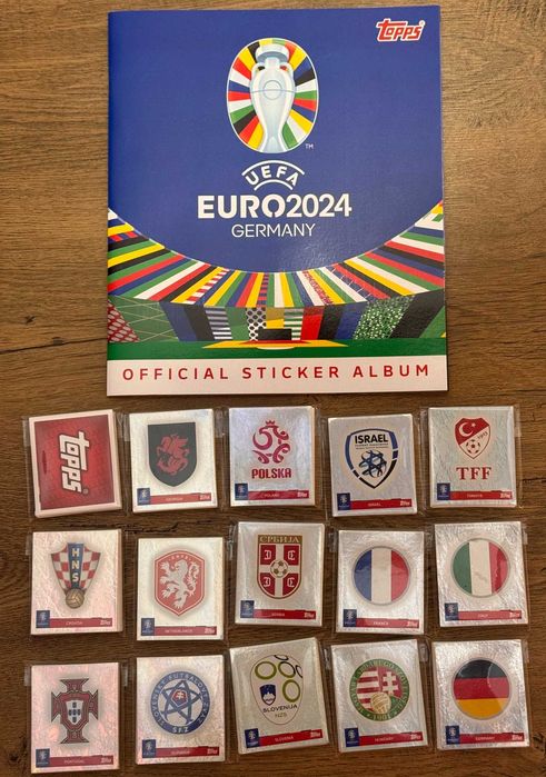 Продавам: Topps EURO 2024 празен албум + всички стикери
