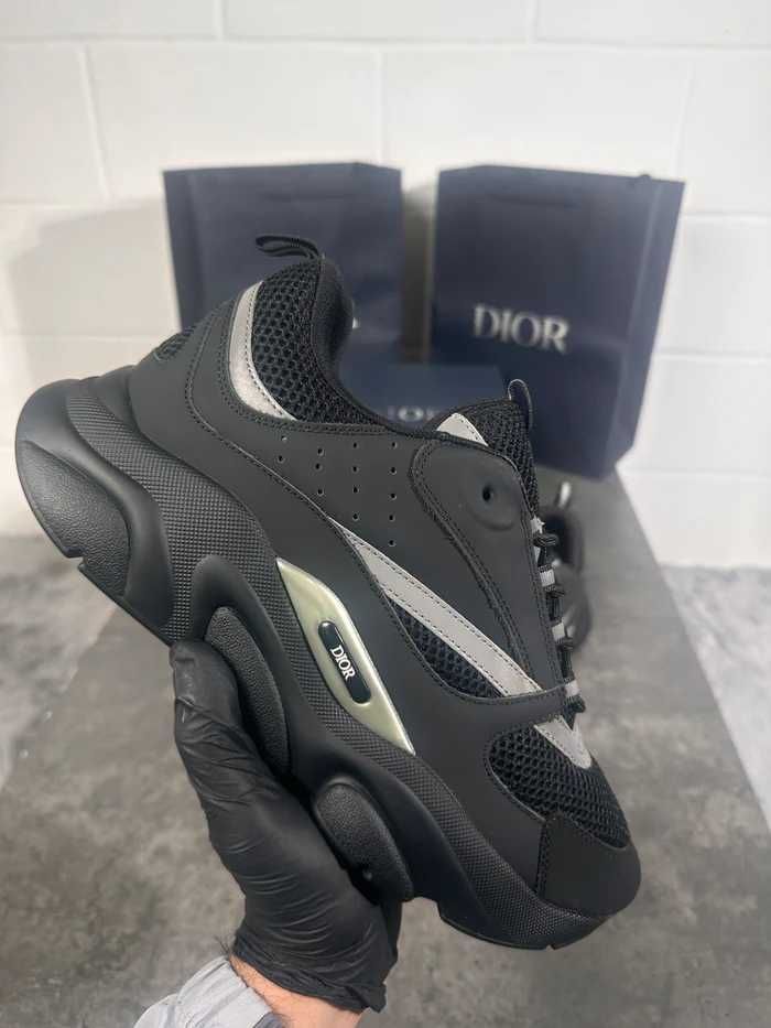 (40-46 номер) Dior B22 Classic Black (reflective)