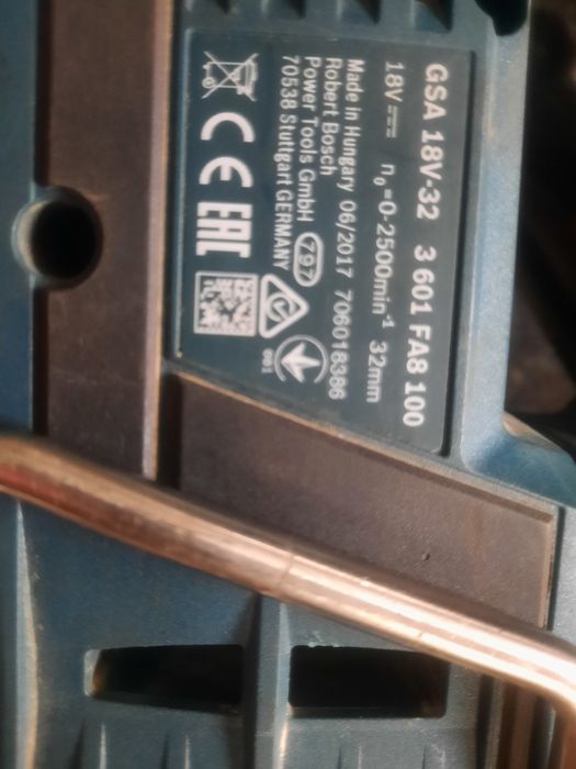 Fierastrau  sabie  Bosch profesional  18v