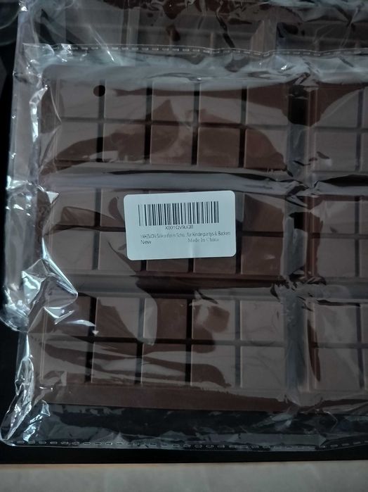 Forme noi de ciocolată Break Apart, silicon antiaderent, pachet de 2