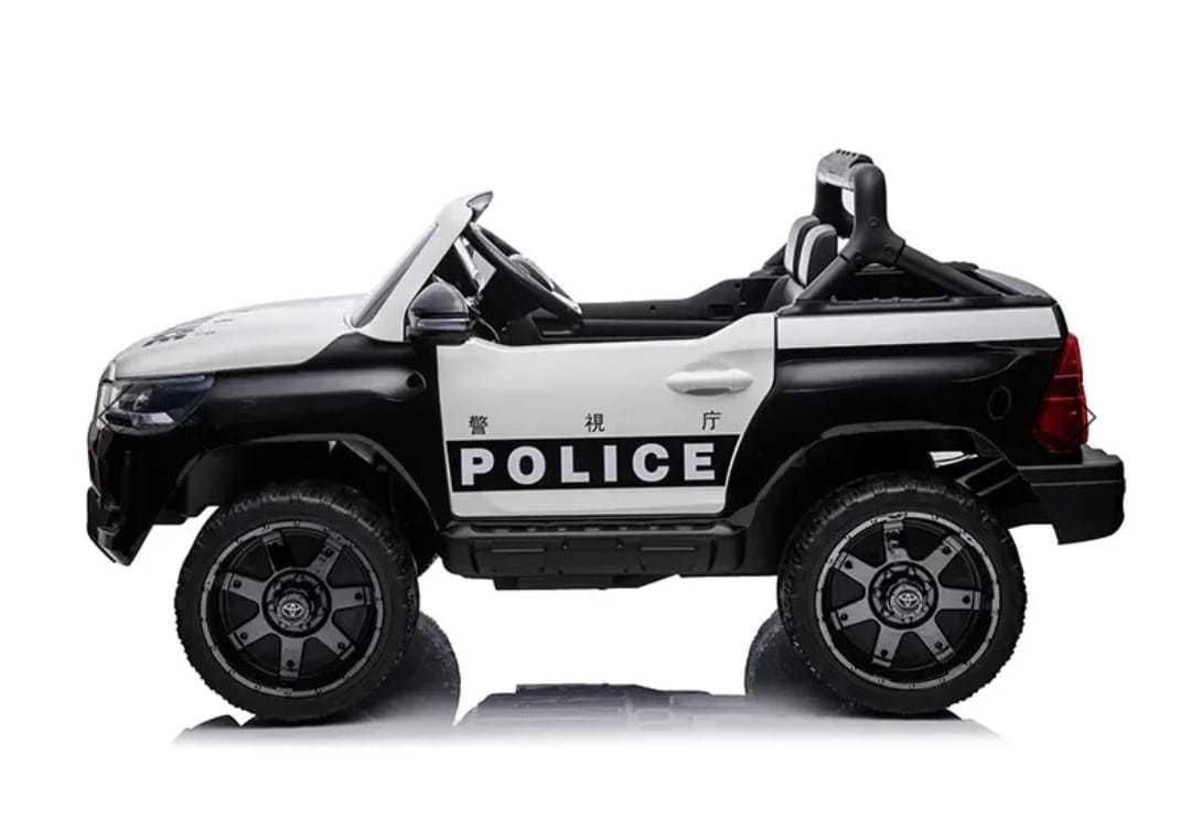 Masinuta electrica SUV Toyota Hilux POLICE, 12V, 4x4, roti EVA