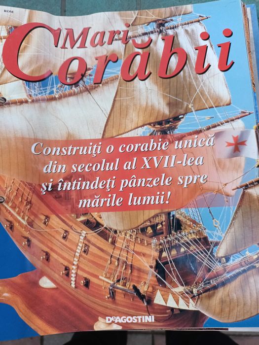Revista Mari Corabii+ piese constructie galion Sf.Ioan Botezatorul.
