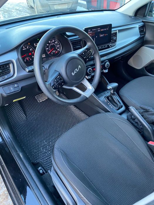 Комплект эва автоковриков Kia Rio 2021, X-line • полики eva • eco