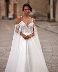 Нежное свадебное платье Armonia (фата+кольцо в подарок)