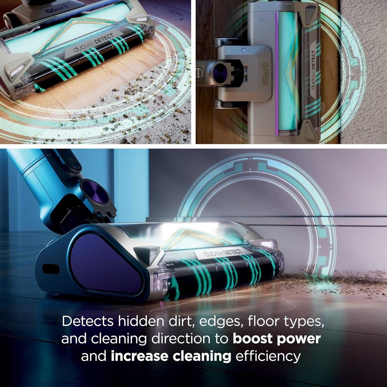 Безжична прахосмукачка Shark, HEPA филтър, PowerDetect Clean & Empty