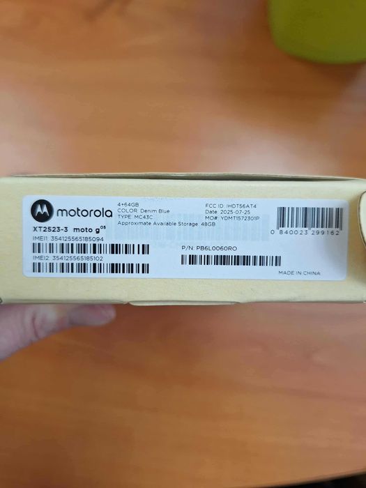 Смартфон Motorola G05 64 GB-НОВ с гаранция и кейс
