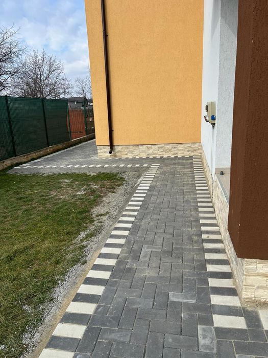 Montaj pavele borduri rigole