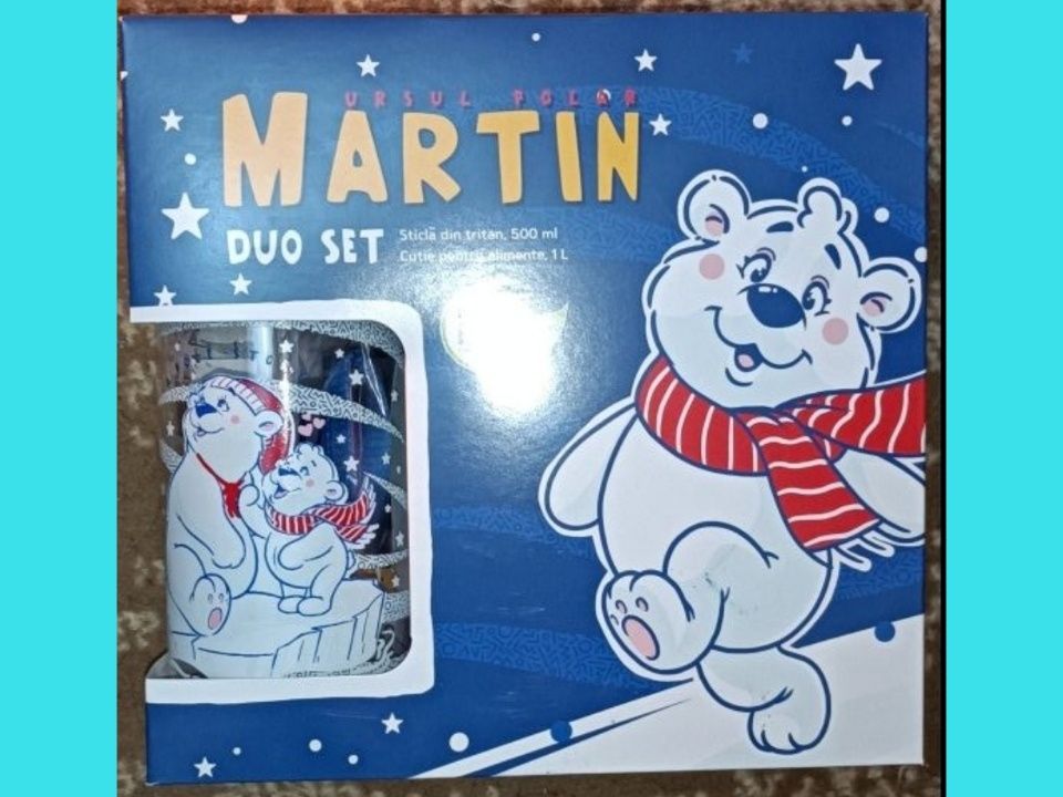 Martin-urs polar, Frozen, Mickey și Minnie și Spiderman - duo set