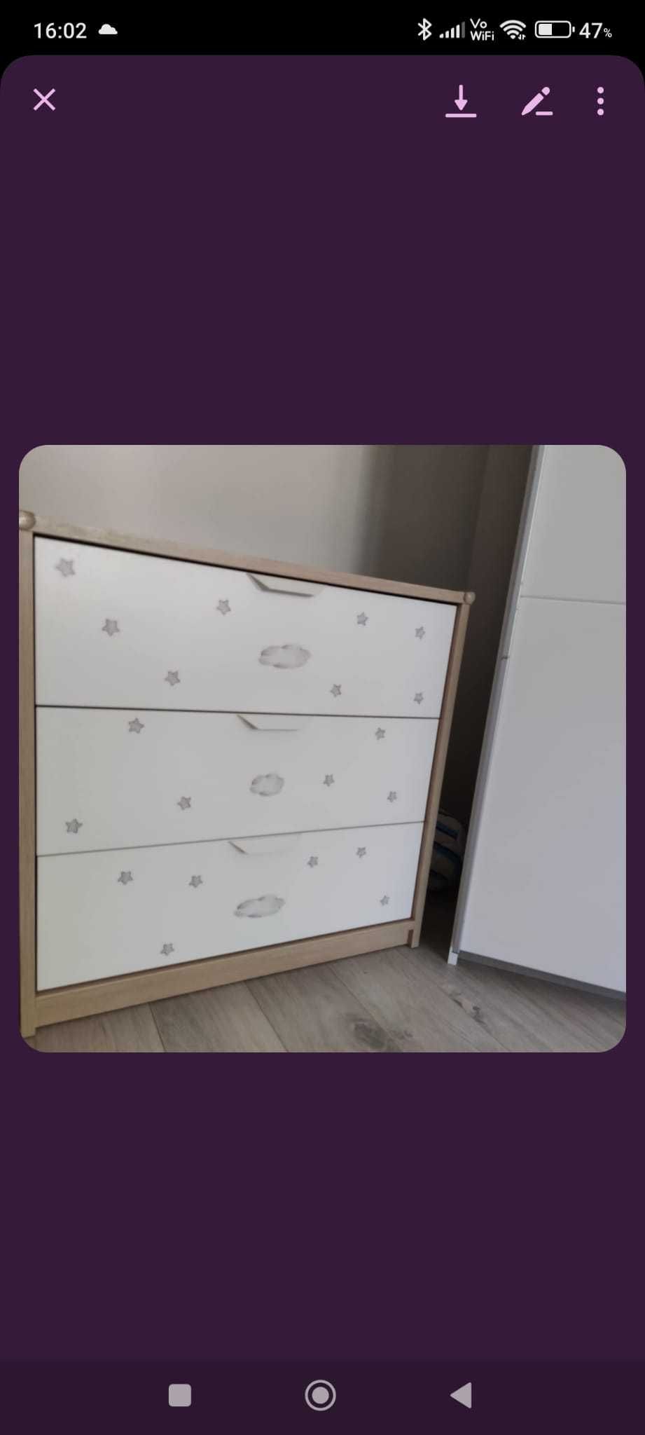 Mobilă cameră bebeluș Ikea