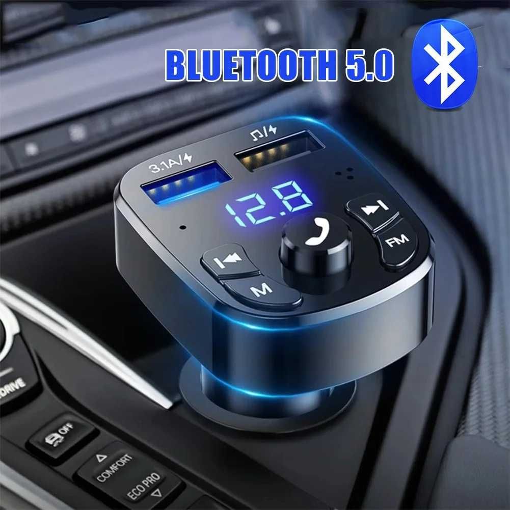 FM Трансмитер S2 Bluetooth, MP3 player, USB- А-3317