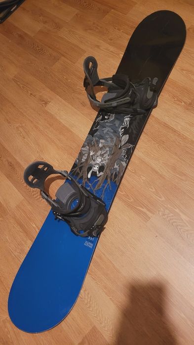 Placa snowboard Burton 155 + legaturi Crazy