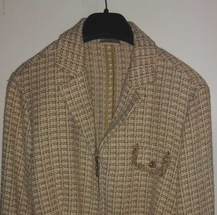 Pardesiu / Haina / Sacou de la Sisley, din tricot de lana