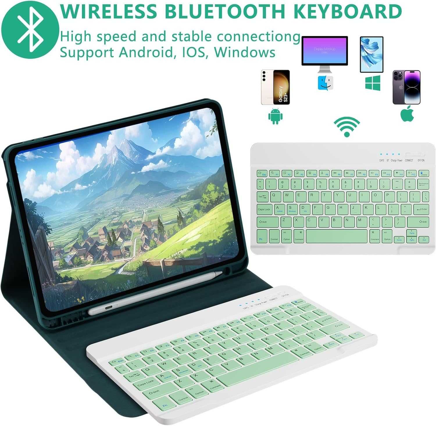 Калъф с клавиатура за iPad 10.9" Air 5th 2022/Air 4th 2020