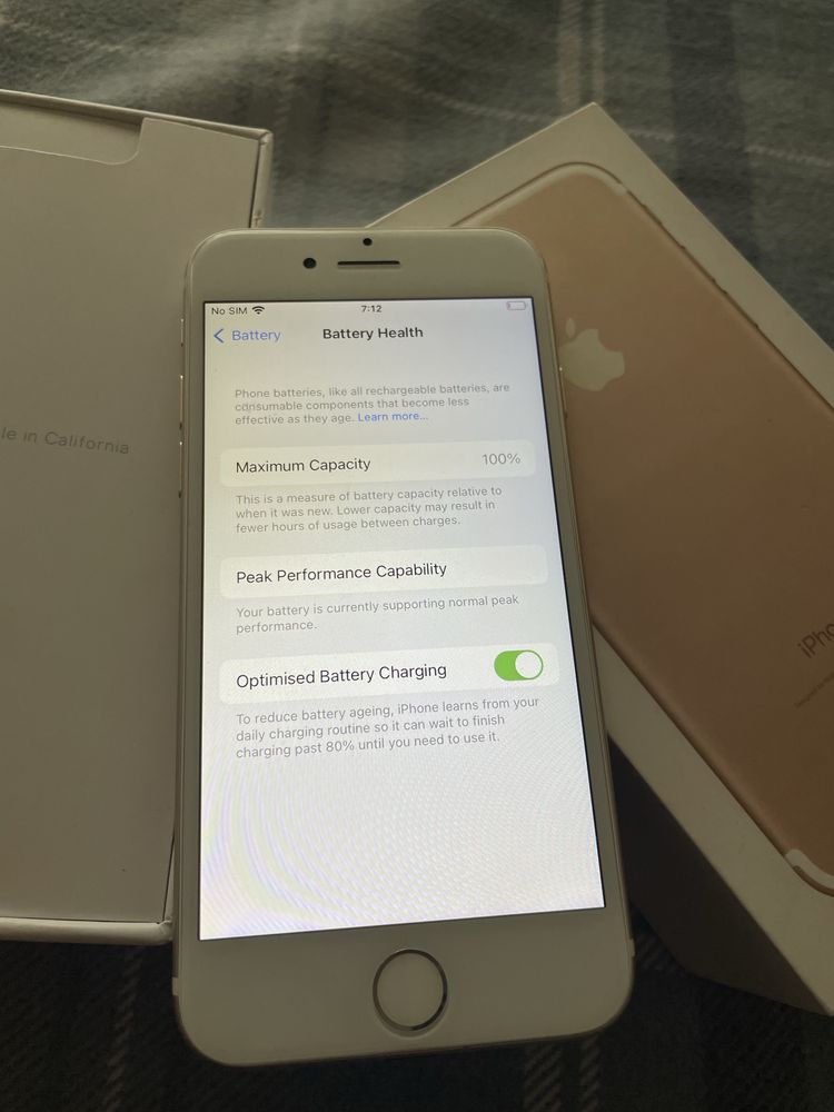 Iphone 7 256gb gold