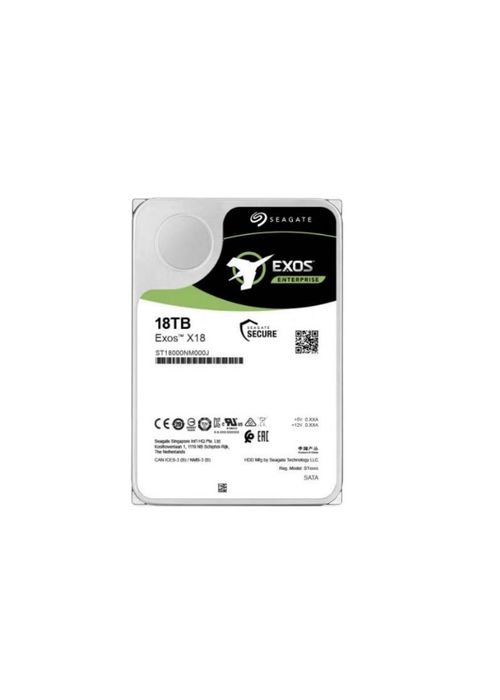Твърд диск 18TB Seagate Exos X18 - ST18000NM000J