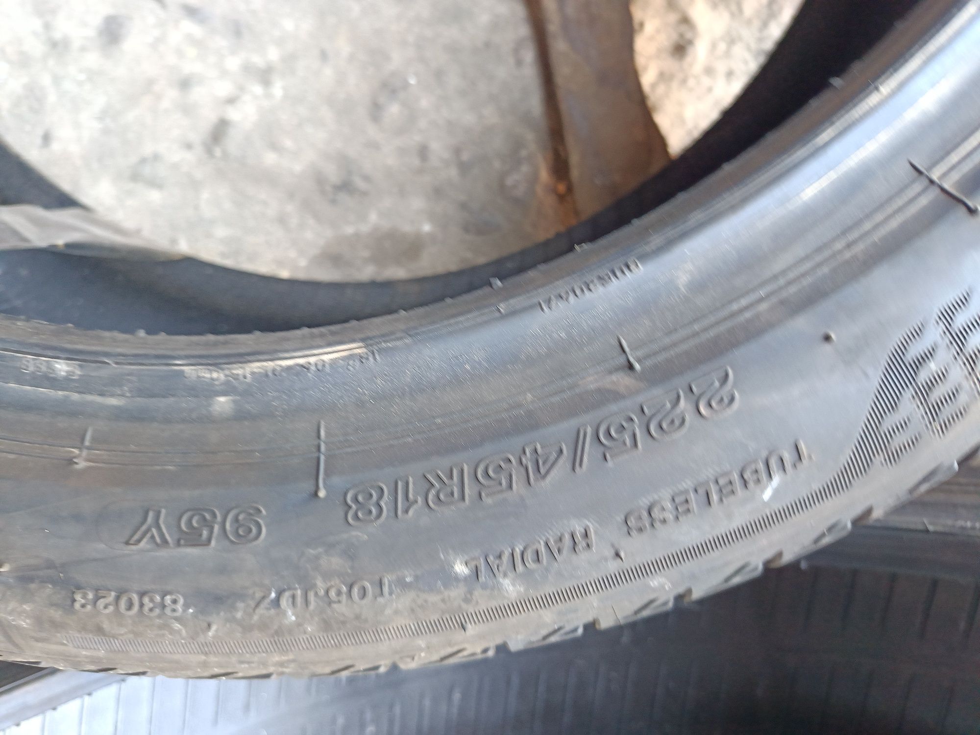 Летни гуми 18цола -225/45-1бр.-95лв."BRIDGESTONE"