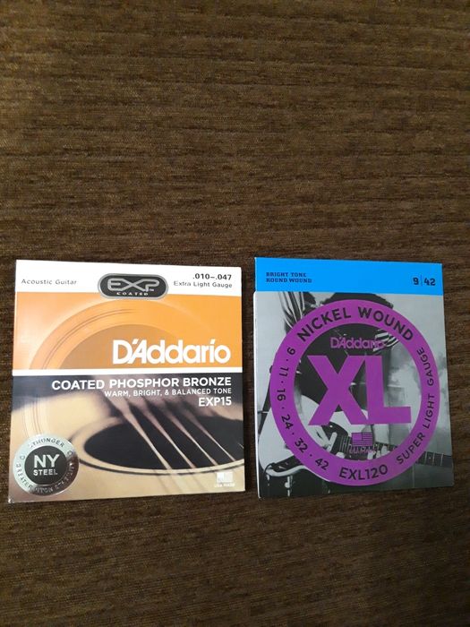 Струни за китара  - два комплекта за 30лв.