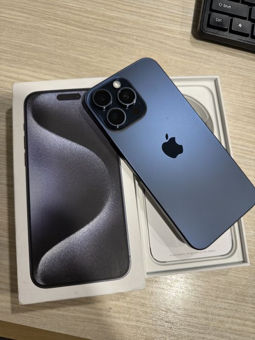 iPhone 15 Pro Max, 512GB, 5G, Blue Titanium!