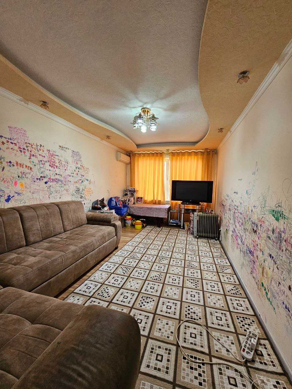 3-х комнатная квартира на 3 этаже = 65 м² = Согдиана