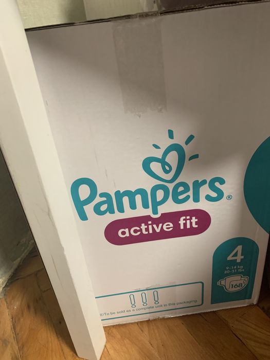 Памперси Pampers Active fit 4, Англия