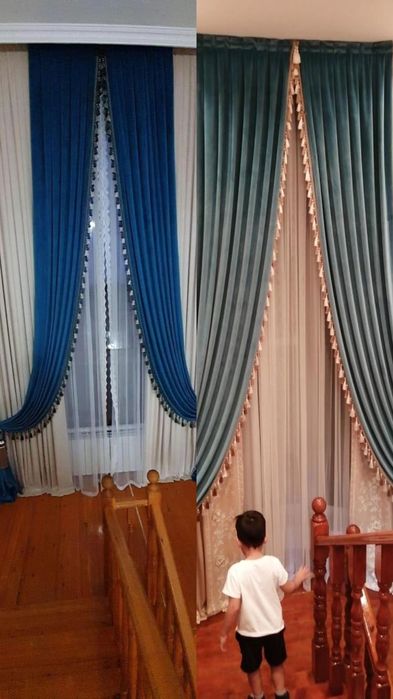 Шторы,римские, покрывала, подушки, чехлы на стулья.