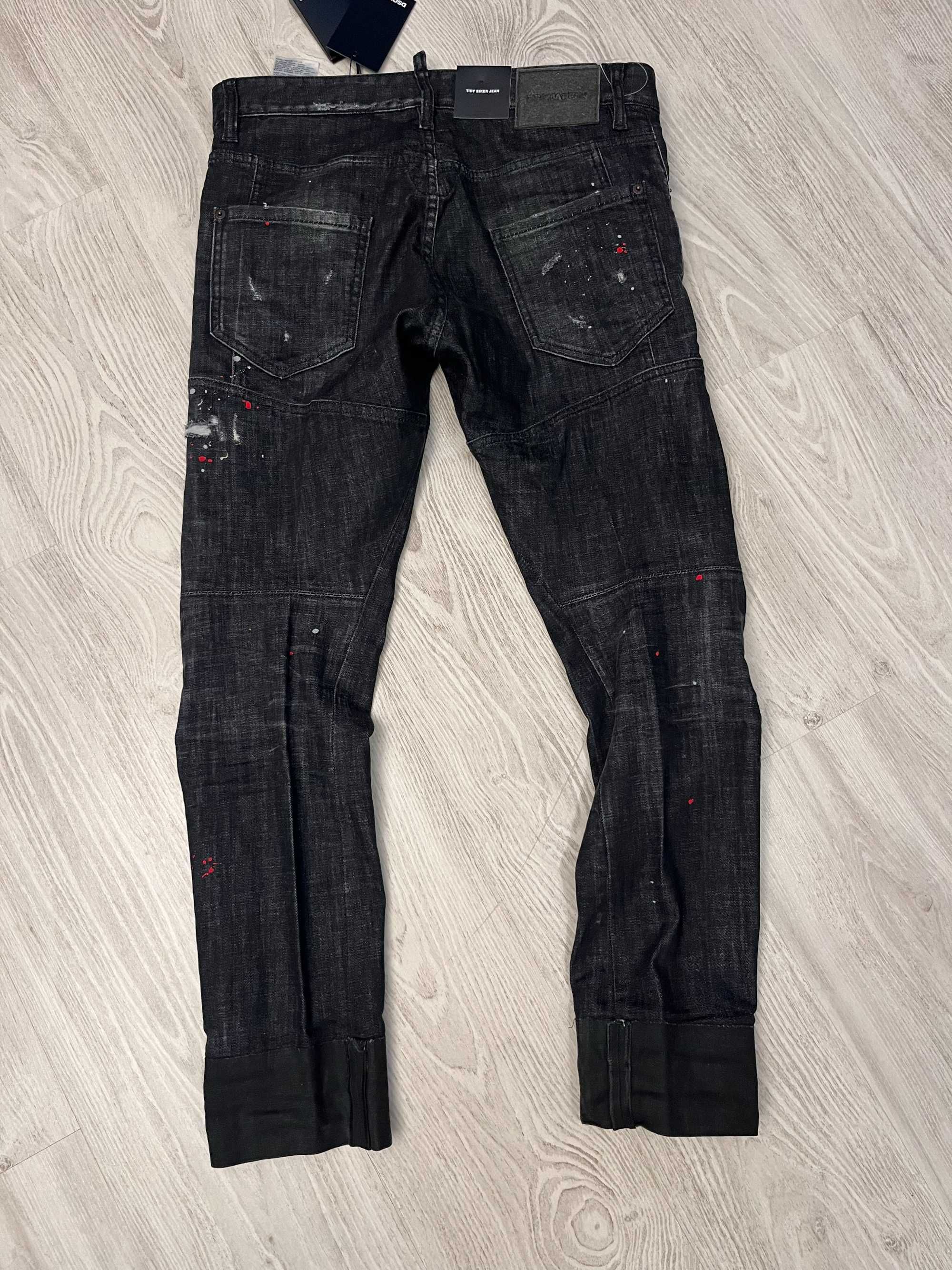 Dsquared2 blugi Tidy Biker Jean 48 italy, sau M, retail 725 euro
