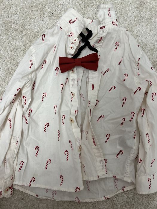 Camasa cu papion Craciun marime 98, H&M